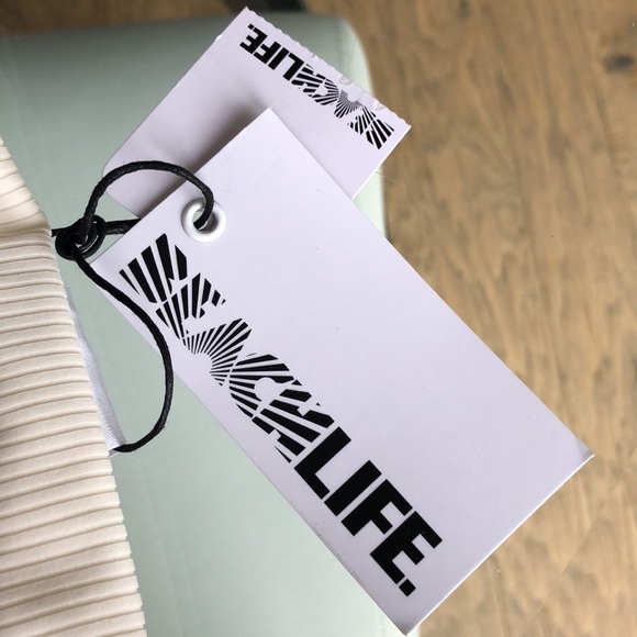 Cream and leopard print bikini top. - Picture 2 of 5